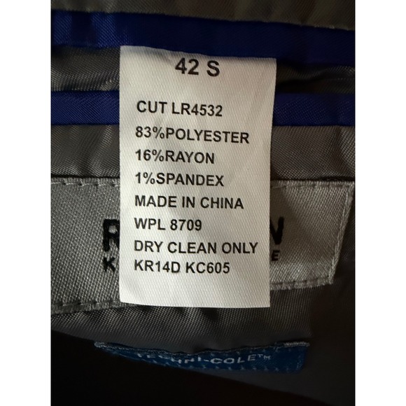 Kenneth Cole Reaction Gray Blazer‎ – Men's 42S - Picture 5 of 7